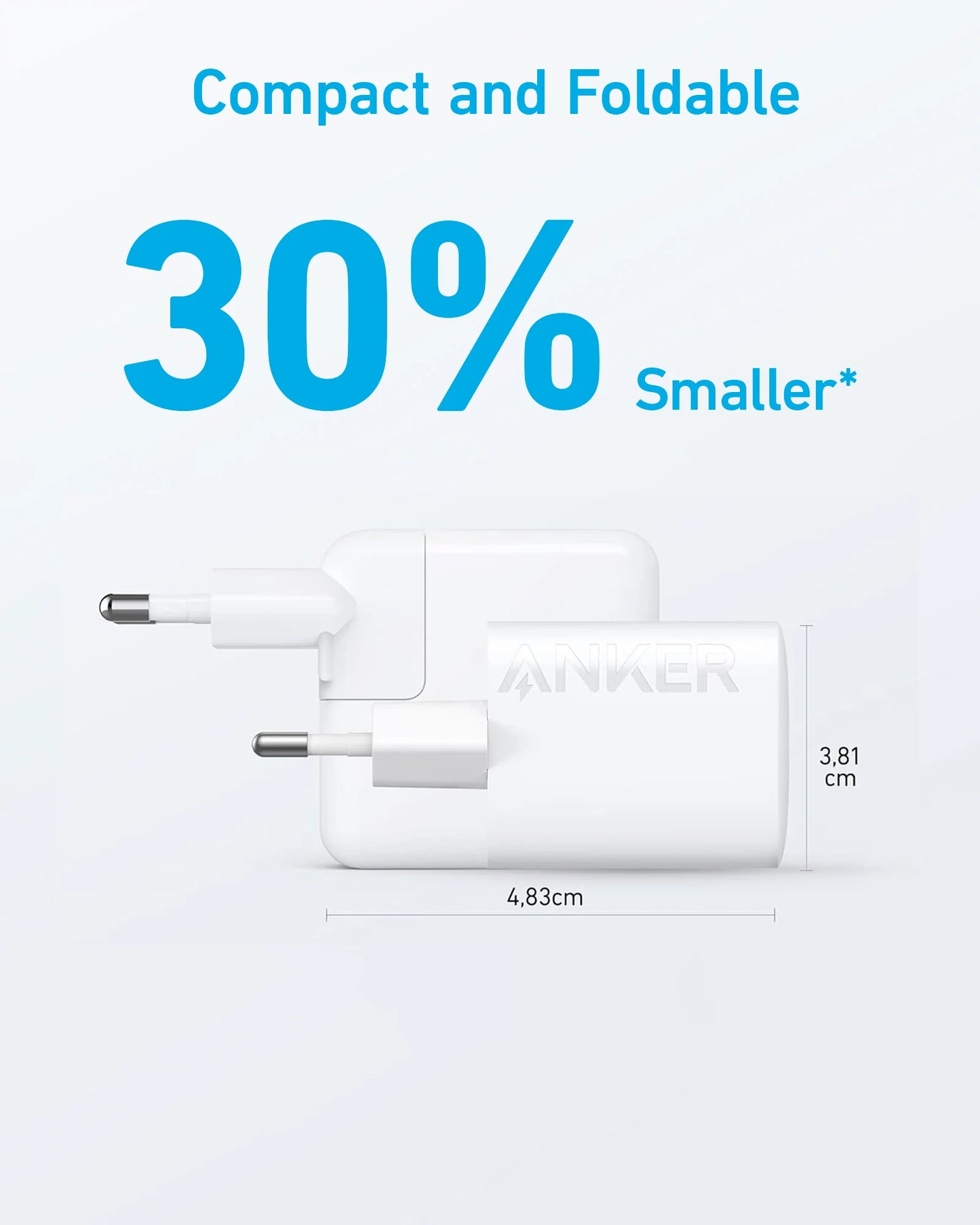 Anker 312 Charger USB-C Wall Charger 30W- A2640L11