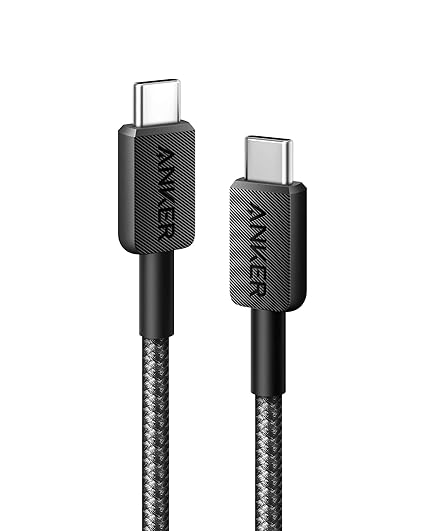 Anker 322 USB-C to USB-C Cable A81f6 60W