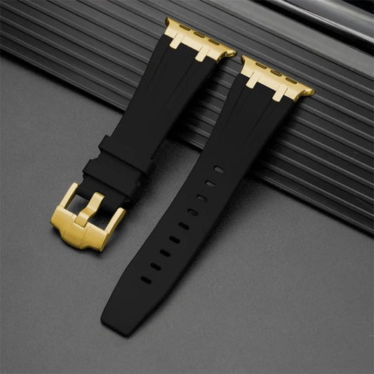 Soft silicone Apple Watch band