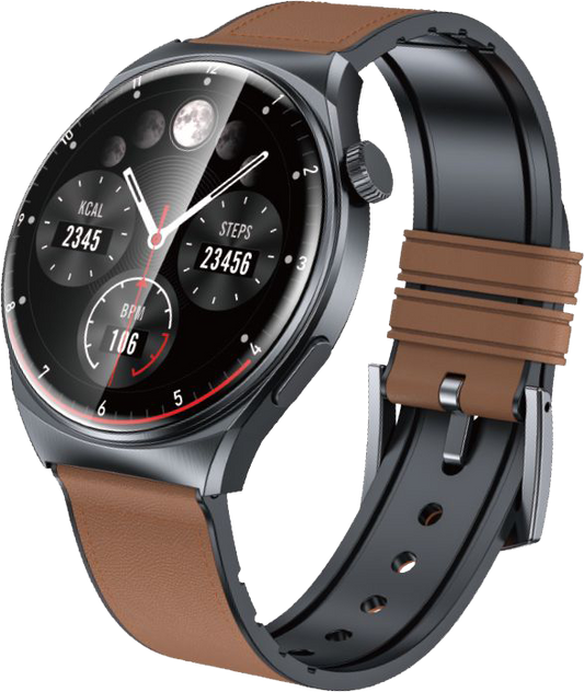 Awei Smart Watch, AMOLED Screen, 1.43 Inch, Waterproof, Wireless Charging, Bluetooth Calling, Black, H68